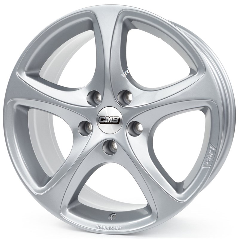 15X6.5 5X100 ET38 57.1 SILVER CMS C12